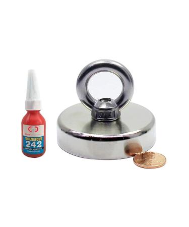 425 lb Junior Magnet Fishing Kit | Neodymium Magnet, Waterproof Carry Case, Paracord, Gloves & Threadlocker - Buy Online on SooperMarket.com