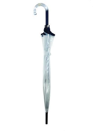 SMATI Stick Automatic Clear Dome Umbrella - Transparent Birdcage Bubble Design for Adults - Buy Online on SooperMarket.com