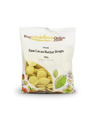 Organic Raw Cacao Butter Drops 500g (BWFO)