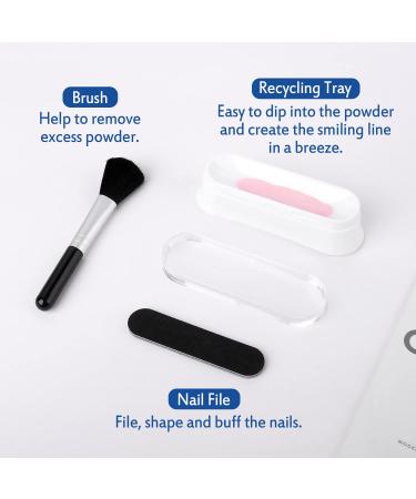 Aikker 27 Pcs Nail Dip Powder Kit: 20 Summer Colors Glitter All-in-one Dipping Powder System - Quick Dry Formula with Essential Liquids & Tools | Perfect Graduation Gift (AK39) - Buy Online on SooperMarket.com
