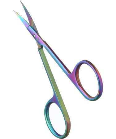 Cuticle Nail Scissors Multi Purpose Small Manicure Scissors Pedicure Finger & Toe Nail Cuticle Scissors Professional Thin toenail Scissors Eyebrow Scissors for Men and Women (Multi Colour) - Buy Online on SooperMarket.com
