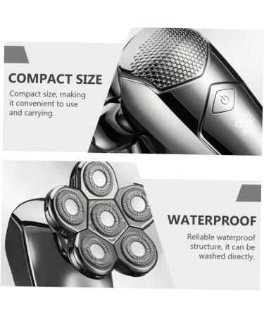 6 Sets Electric Shaver for Men - Waterproof & Rechargeable Travel Razor - Hair Removal Device - Buy Online on SooperMarket.com