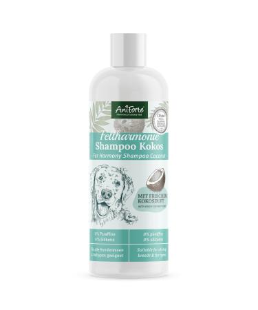 Aniforte Fellharmonie Dog Hampoo with coconut oil & aloe vera 200ml - care shampoo for dogs vital skin fur gloss combability natural ingredients