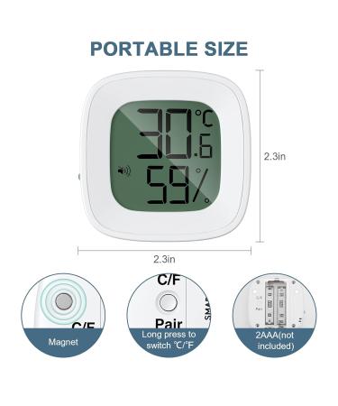 Ankilo Wireless Thermometer Hygrometer - New Bluetooth Upgrade for Accurate Indoor Climate Monitoring - Buy Online on SooperMarket.com