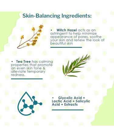 Bye Bye Blemish Witch Hazel + Tea Tree Blemish Toner - Acne Treatment & Skin Care 4.4 fl oz | International Shipping Available - Buy Online on SooperMarket.com
