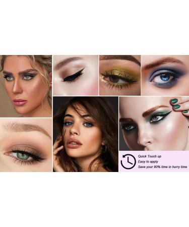 CCbeauty Eyeshadow Stick Set - Long Lasting Waterproof Eye Pencil for Professional Makeup - Matte Smoky Black 02# - Perfect Gift for Women - Buy Online on SooperMarket.com