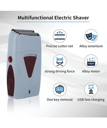 Buy Electric Rechargeable Men's Hair Clipper Trimmer - Double Razors | International Shipping - Buy Online on SooperMarket.com