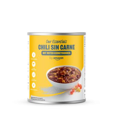 by Amazon Chili sin carne with red kidney beans vegetarian 800g