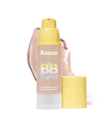 Kosas BB Burst Tinted Face Gel Cream - Supports Healthy Collagen Smoothes Skin Hydrates & Moisturizes - Lightweight Buildable Coverage - Light Medium Neutral 21 (1 Oz/30 ML) 1 Ounce (Pack of 1) Light Medium Neutral 21