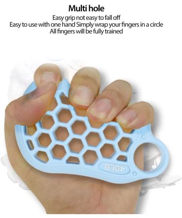 Hand Grip Toy Silicone Finger Exerciser Improve Finger Dexterity Flexible Hand Grip Strengthener Finger Strength Trainer for Recovery - Buy Online on SooperMarket.com