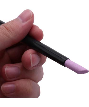 Black Quartz Scrubbing Cuticle Pen Cuticle Nail Pusher Cut Nail Pusher Manicure Care Tools - Buy Online on SooperMarket.com