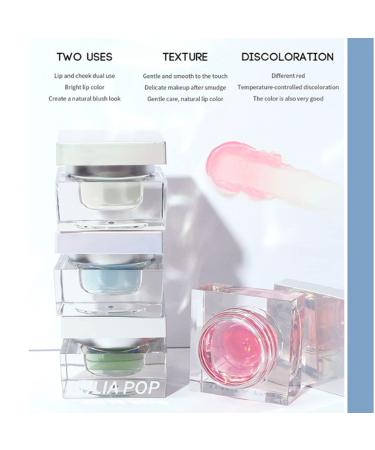 Magic Color Changing Cream for Cheek & Lip - Moisturizing Blush & Lip Gloss - Multi Use Cream Liquid Blush Face Lips Cosmetic (Transparent Clear) - Buy Online on SooperMarket.com