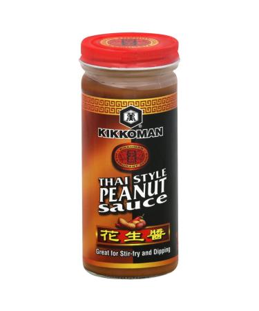 Kikkoman Thai Style Peanut Sauce, 9 Ounce (Pack of 3)