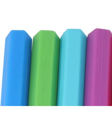 Alomejor Silicone Baby Teething Toys - 5PCS Safe & Colorful Teething Rings | Ideal Baby Gift for Healthy Teething Relief - Buy Online on SooperMarket.com