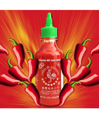 Huy Fong Sriracha Hot Chili Sauce - 9 oz Bottle - Buy Online on SooperMarket.com