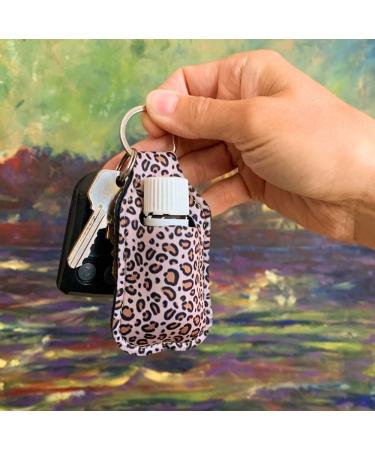 Party Girl Kim 1 oz Hand Sanitizer Holder Keychain - Sunflower Leopard Design - 3 Count Pack - Travel Size, Attach to Purse, Backpack, Diaper Bag - Key Ring & Carabiner Clip - Best for On-the-Go Protection - Buy Online on SooperMarket.com