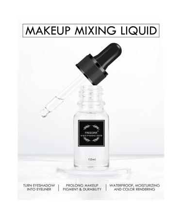 FREEORR 2 Pcs Makeup Mixing Liquid - Eyeliner & Makeup Pigment Enhancer 10ml - Waterproof & Smudgeproof Formula - Pack of 2 - Buy Online on SooperMarket.com