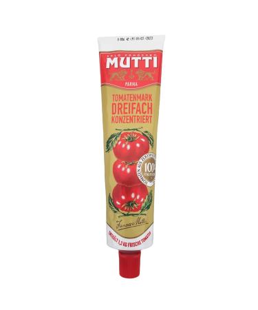 Shop Mutti Tomato Paste Triple Concentrated 3-Pack (3x200g Tubes) + Usuy Block - Premium Italian Flavor for International Shipping - Buy Online on SooperMarket.com