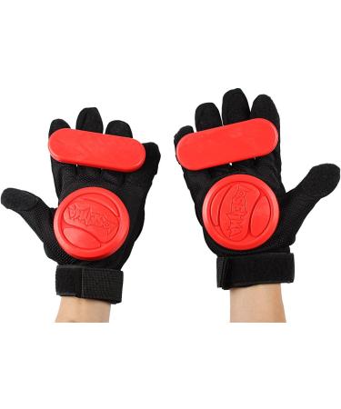 Andux Skateboard Slider Slide Glove HBST-05 Red - Durable Protection for Skateboarders - Buy Online on SooperMarket.com