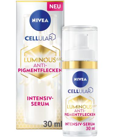 NIVEA Cellular Luminous630 Anti-Pigment Spot Intensive Serum (30 ml), Brightening Serum for an Even & Radiant Complexion, Face Care Against Pigment Spots.