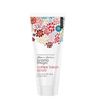 Aroma Magic Coffee Bean Face Scrub | Revive Tired Skin with Shea Butter | Deep Cleansing Exfoliating Facial Scrub | Fights Wrinkles & Age Spots | 3.38 Fl Oz (100ml)
