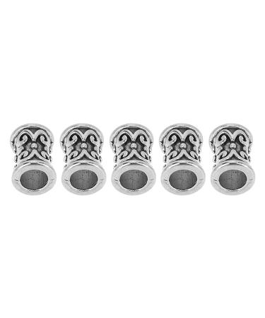 30pcs Nordic Viking Hair Pearls - Retro Alloy Braid & Dreadlock Accessories - DIY Bracelets & Necklaces - Silver - Buy Online on SooperMarket.com