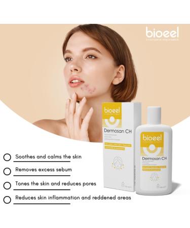 Dermosan CH Anti-Acne Lotion - Chamomile & Hamamelis Natural Clear Skin Formula - Reduce Sebum Acne and Pimple 120ML - Buy Online on SooperMarket.com