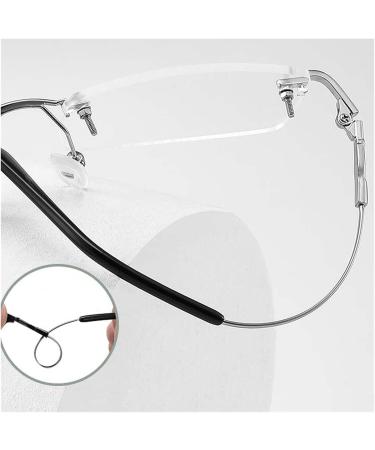 Ranara Replacement Glasses End Tips & Metal Hinges - 1 Pair Glasses Repair Parts Kit - Black Glasses Bracket Replacement - Buy Online on SooperMarket.com