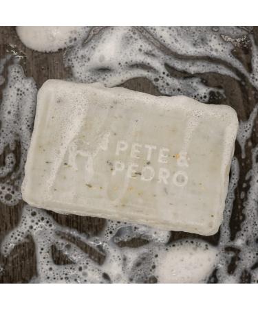 Pete & Pedro Body Bar Soap - Hydrating Exfoliating Cleansing Bar with Eucalyptus Scent | Shea Butter & Olive Oil | 6 oz - Buy Online on SooperMarket.com