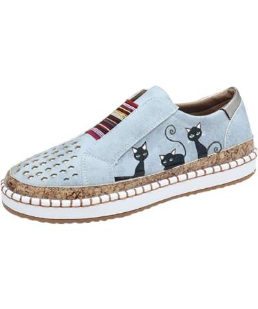 Shop Women's Summer Shoes: Stylish Blue Sneakers Slip-On Comfort & Plateau Designs - Size 41 EU - Buy Online on SooperMarket.com