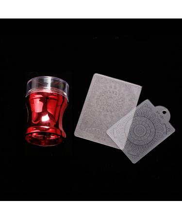 Buy Antique Brass Nail Art Sticker Set - Party Decor & Nail Design Stamper for Women | Premium Silicone Head Manicure Tools for Nail Studios - Fast International Shipping - Buy Online on SooperMarket.com