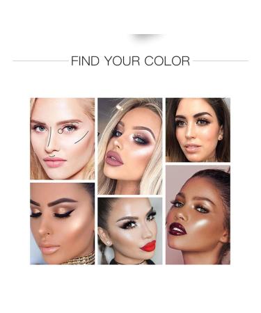 Go Ho Liquid Highlighter Makeup Illuminator - Waterproof 3D Glow Shimmer for Face and Body, Cheeks, Eyes, and Lips - Champagne Gold 03 - Buy Online on SooperMarket.com