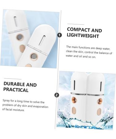 Mikinona 1Pc face water steamer household mini cosmetic white abs spray cold spray moisturizing face steamer Moisturizing spa steamer skin steamer care face - Buy Online on SooperMarket.com