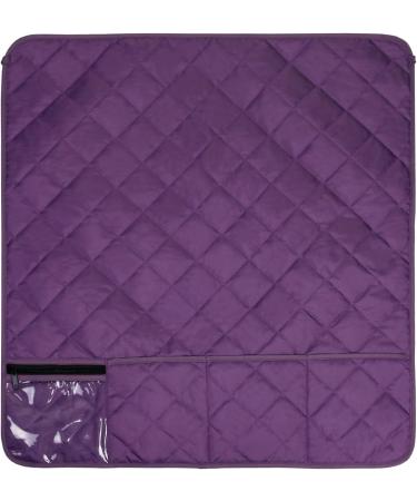 Sewing Machine Table Pad with 4 Pockets - Purple Dust Cover for Accessories Organizer - Buy Online on SooperMarket.com
