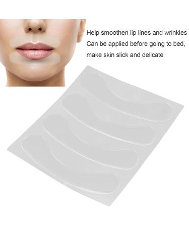Buy 4-Part Silicone Lip Anti-Fold Plaster - Reusable Transparent Skin Smoothing Solution for Lip & Smile Folds | Overnight Fine Line Treatment - Buy Online on SooperMarket.com
