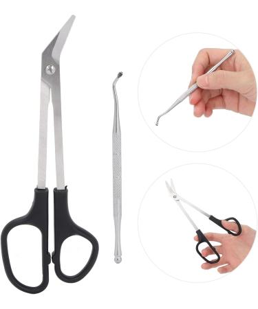 Professional Nail Scissors Long Handled Sharpp Nail Clippers Cutters Stainless Steel Manicure Scissors for Fingernail & Toenail - Buy Online on SooperMarket.com