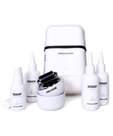 Copenhagen Grooming Hair growth accelerate set for men with hair growth serum dermar roller for Hair Growth & Derma scooter cleaner - slowed down hair loss (150 days stock) 1 piece (5 pack)