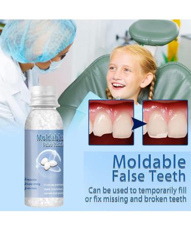 Tooth Repair Granules & Temporary Dental Repair Set - Easy Application for Missing & Broken Teeth - Buy Online on SooperMarket.com
