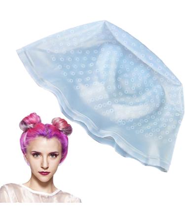 Toseky Hair Hat for Hair Dye Highlight Hair Hat Highlighting Hat - Silicone Hair Dying Hat Bleach Hat Reusable Hair Color Hat Hairdressing Dying Staining Tools - Buy Online on SooperMarket.com