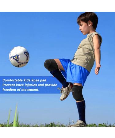 ONTYZZ Kids Knee Pads with Sponge Padding for Roller Skateboard Bike - Small Black - Buy Online on SooperMarket.com