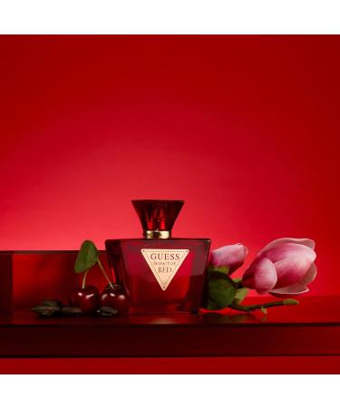 Guess Guess Seductive Red 2.5oz EDT Spray 3.4oz Body Lotion 0.5oz Travel EDT Spray Pouch Women 4 Pc Gift Set - Buy Online on SooperMarket.com