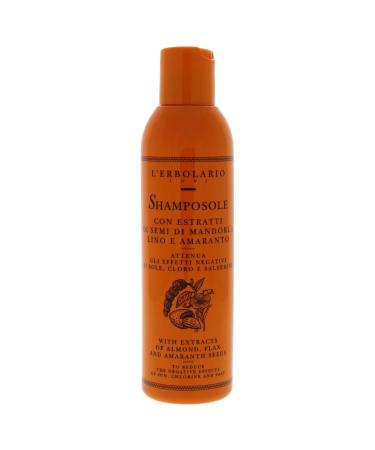 L'Erbolario Shamposole Shampoo - Protects Hair from Sun Chlorine & Salt - Strengthens & Moisturizes - 6.7 Oz - Buy Now for International Shipping - Buy Online on SooperMarket.com
