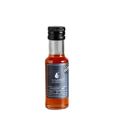 Burren Balsamics Strawberry and Mint Infused White Balsamic Vinegar of Modena 100ml Strawberry and Mint 100ml