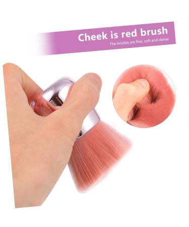 Mushroom Head Makeup Brush - Gentle Portable Blusher & Loose Powder Applicator | Multi-Purpose Cosmetic Tool - Buy Online on SooperMarket.com