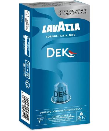 Nespresso Compatible Lavazza Dek 10 Aluminium Coffee Capsules (2) - Buy Online on SooperMarket.com