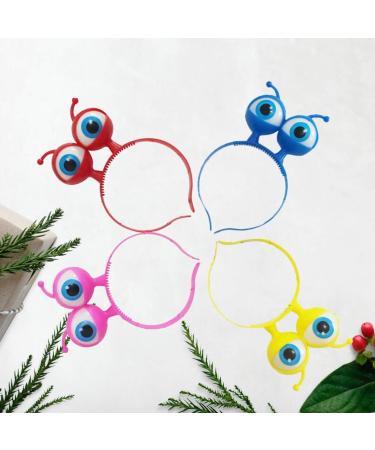 STOBOK 4pcs LED Light Up Eyeball Headbands - Alien Eyes Halloween & Christmas Party Favors - Random Color - Buy Online on SooperMarket.com