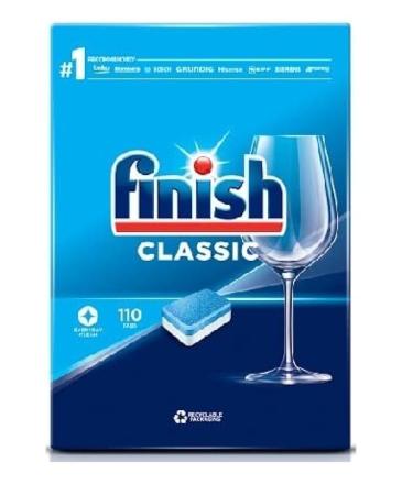 Finish Classic Dishwasher Tablets - Original Pack of 1 (Total 110 Tablets)