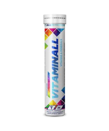 ALLNUTRITION Vitaminall Vitamins & Minerals - Multivitamin Minerals Magnesium Vitamin CEDB 6 B12 Iron Zinc - Food Supplement 20 Tablets