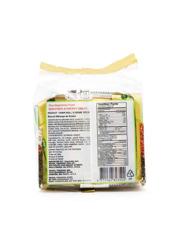 Ovo-Vegetarian 12 Grain Crispi Non-Fried Rolls (18 rolls) 1 Pack - Buy Online on SooperMarket.com