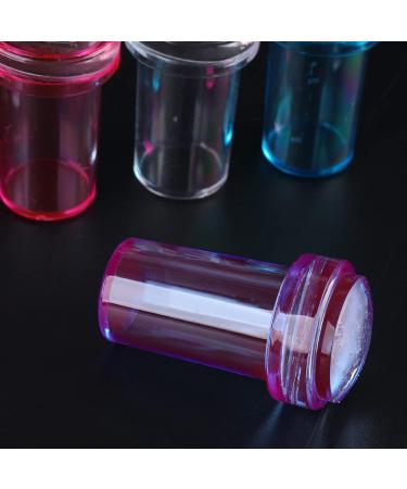 wirlsweal Nail Art Stamper Easy Storage Portable Reusable Nail Tool Stamp Seal for Fingernails Nail Seal Trendy for Fingernails Red - Buy Online on SooperMarket.com